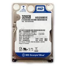 W,D, HDD 2,5 inch 320 GB 5400 RPM 8MB SATA NOTEBOOK
